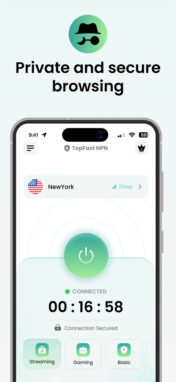 VPN - Top Fast VPN Lite screenshot 1