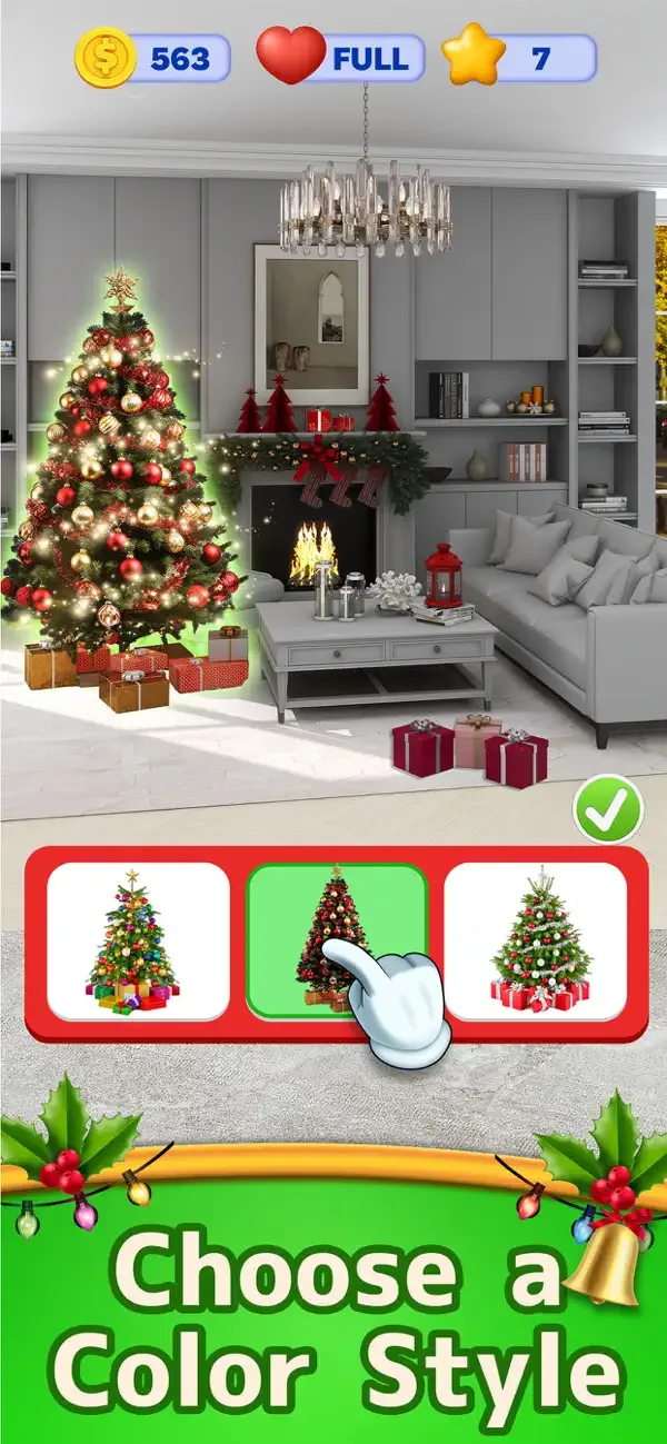 Christmas Home Design Game screenshot 1