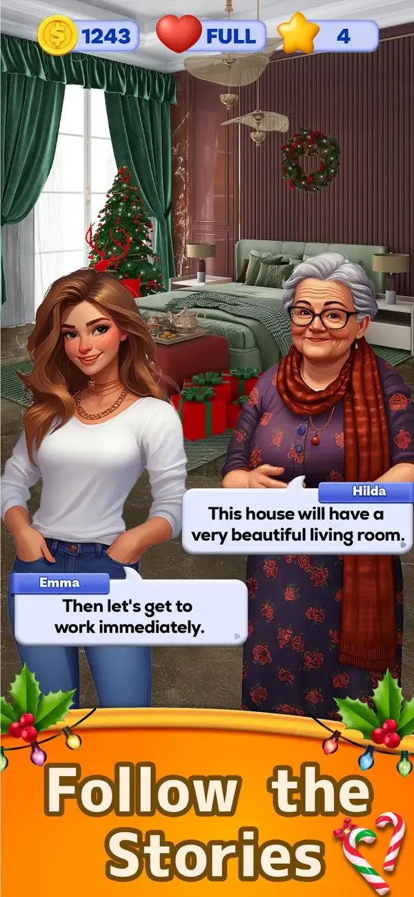 Christmas Home Design Game screenshot 4