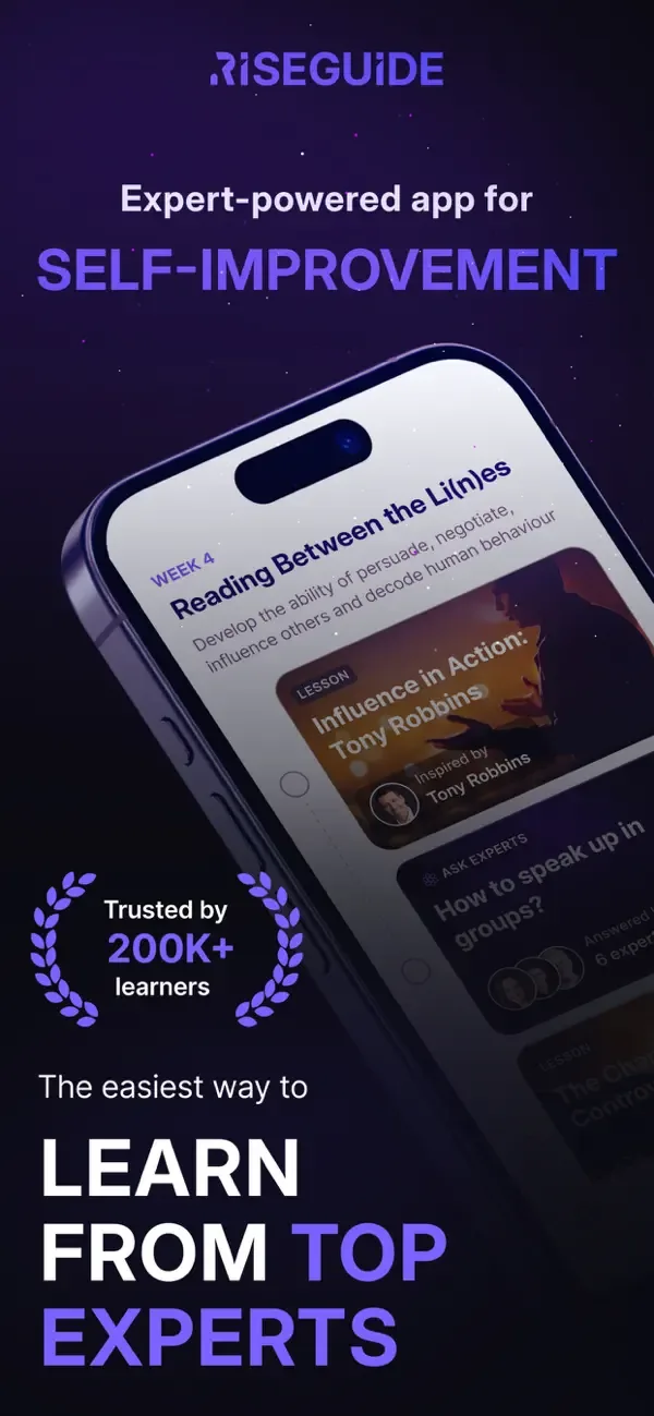 RiseGuide: Top Expert Insights screenshot 1