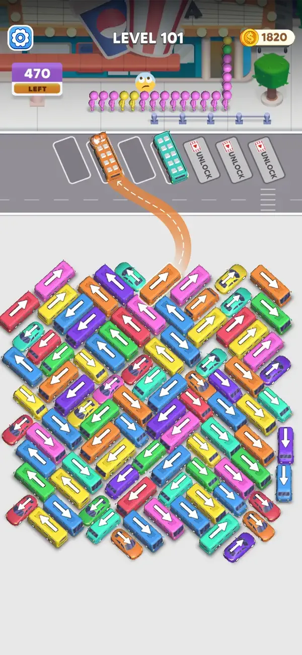 Bus Crazy: Jam Escape screenshot 1