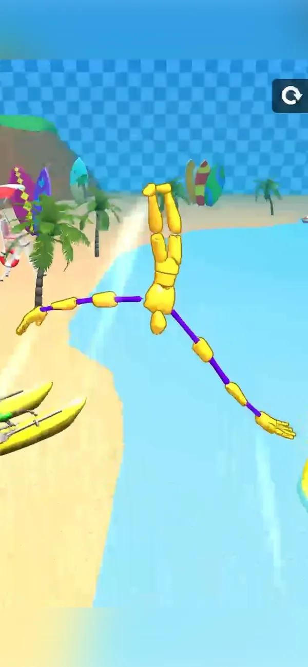Rubber Jumping:Slingshot Dolls screenshot 1
