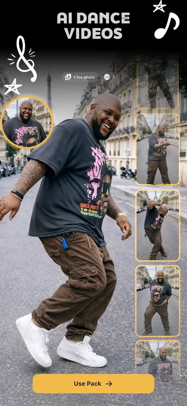 Pose: AI Photo Video Generator screenshot 1