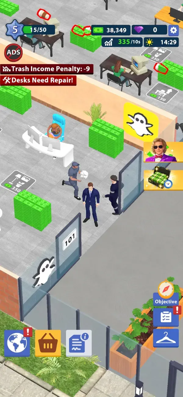 Office Life!: Tycoon Games screenshot 2