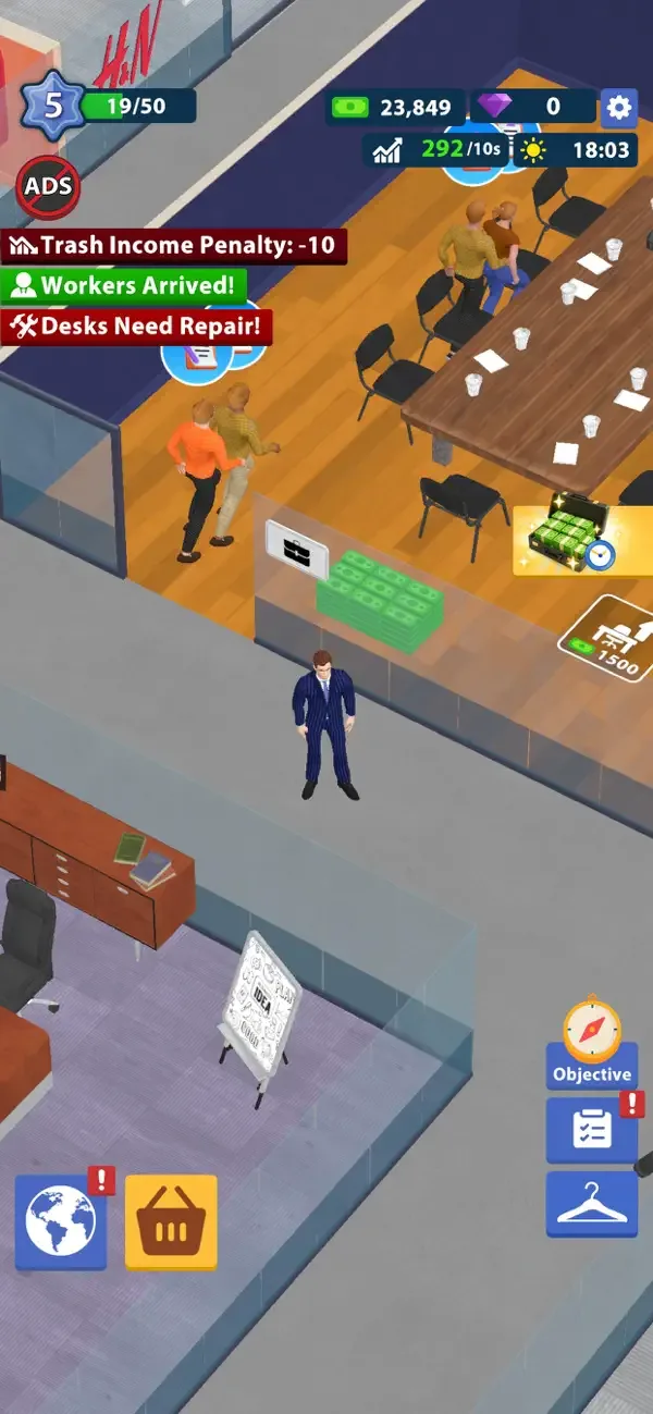 Office Life!: Tycoon Games screenshot 4