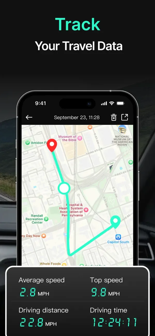 GPS Speedometer HUD - SpeedAce screenshot 3