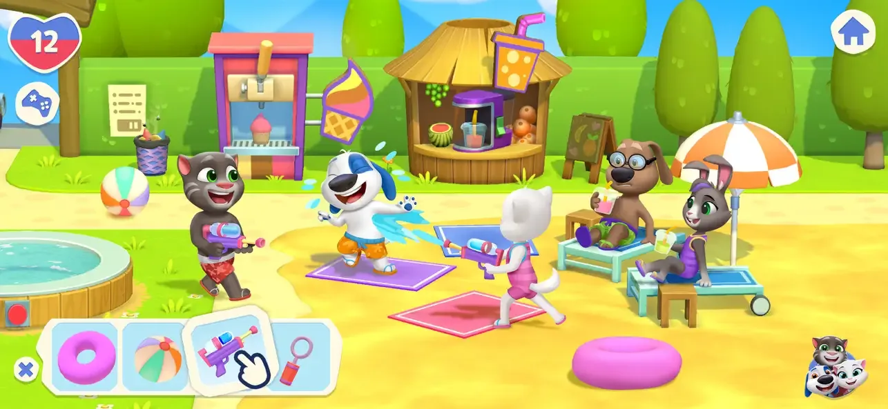 My Talking Tom Friends 2 screenshot 1