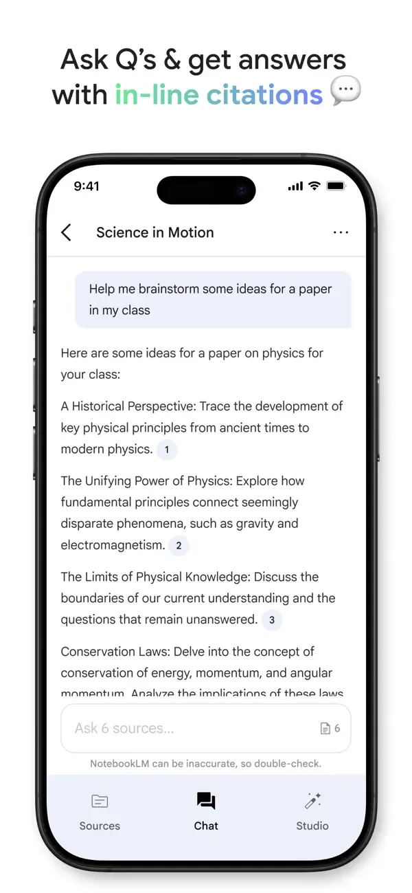 Google NotebookLM screenshot 5