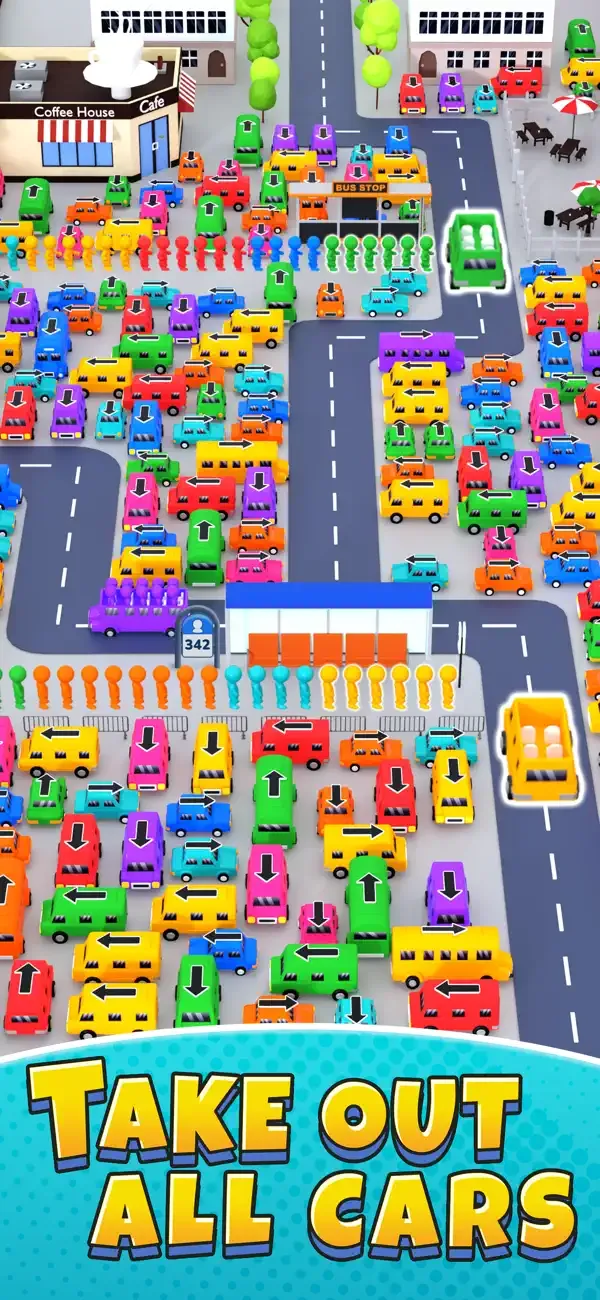 Bus Rush: Car Parking Games screenshot 2