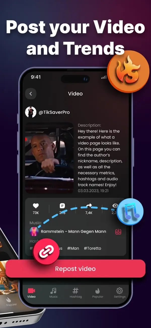 Tik Saver: Save Tok Video Pro screenshot 3