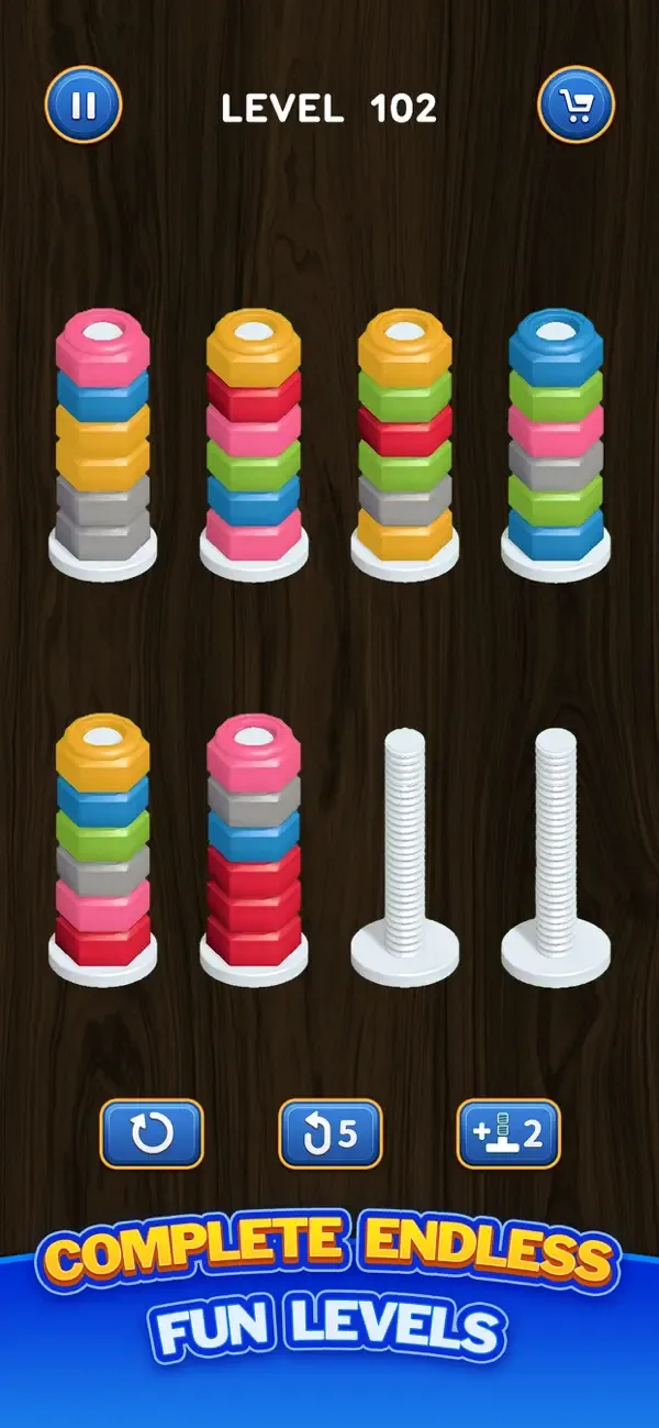 Nut Sort: Color Puzzle Games screenshot 2
