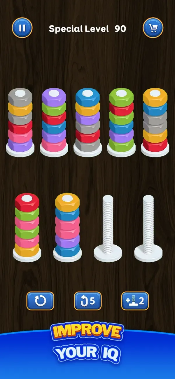 Nut Sort: Color Puzzle Games screenshot 3