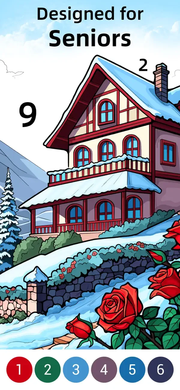 Jolly Color by Numers Game screenshot 1
