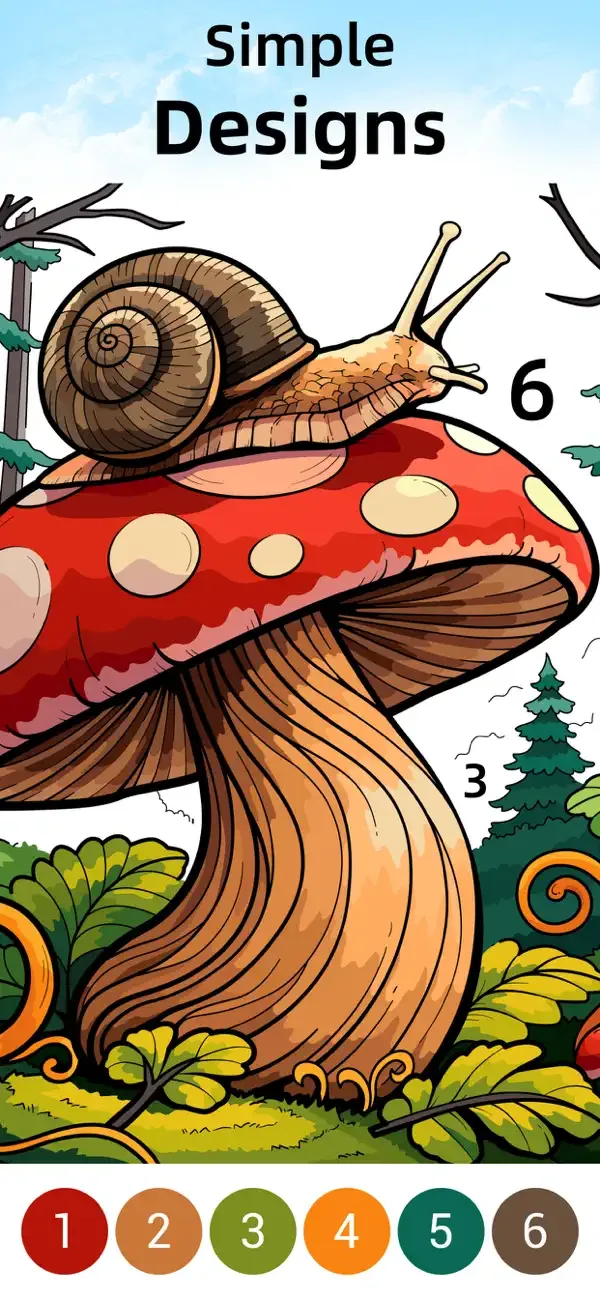 Jolly Color by Numers Game screenshot 5