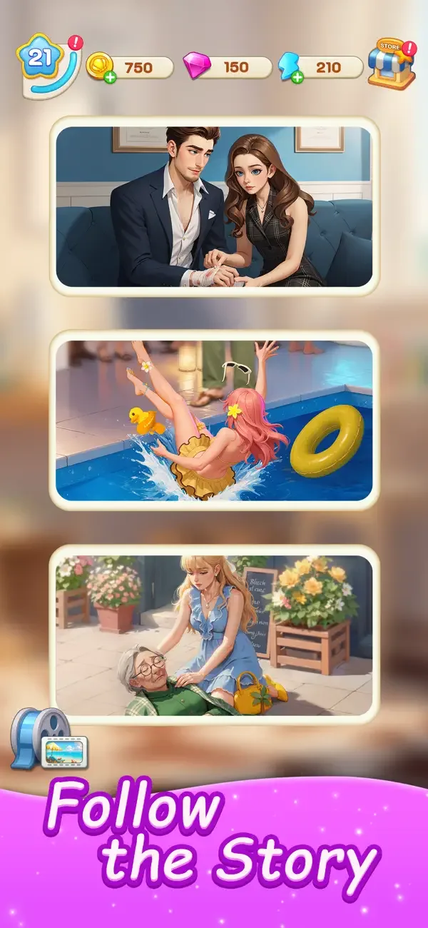 Merge Fashion: Romance Story screenshot 3
