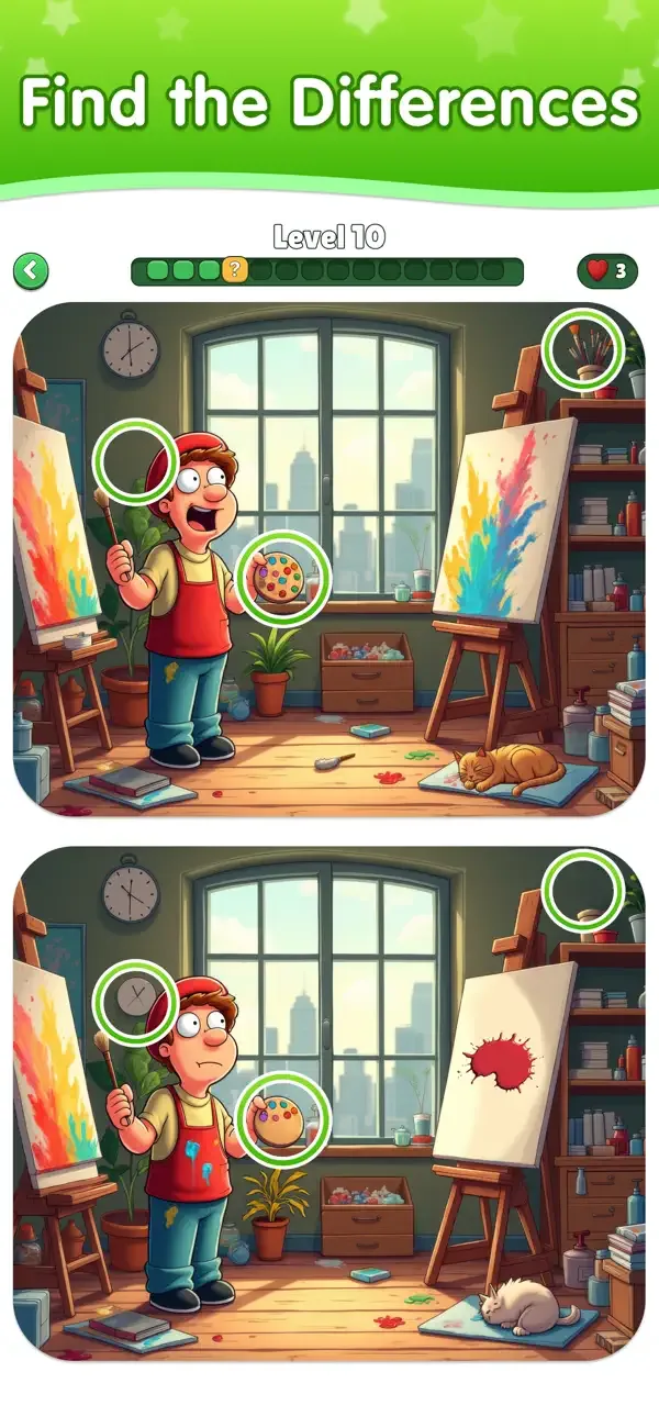 Find Differences - Brain Test! screenshot 1