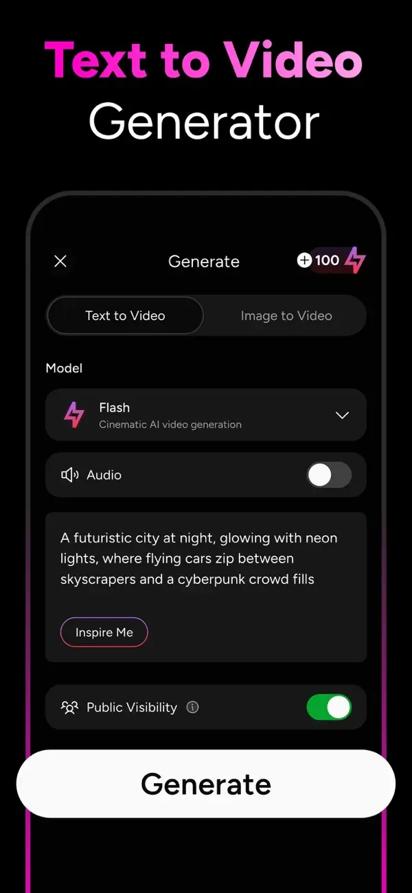 OpenVideo - AI Video Generator screenshot 2