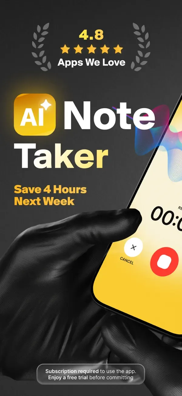 Noteflow: AI Notes Taking screenshot 1