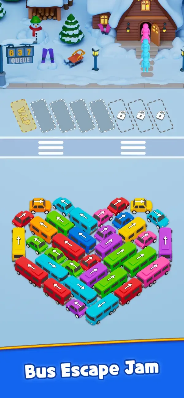 Bus Craze - Traffic Jam Puzzle screenshot 1