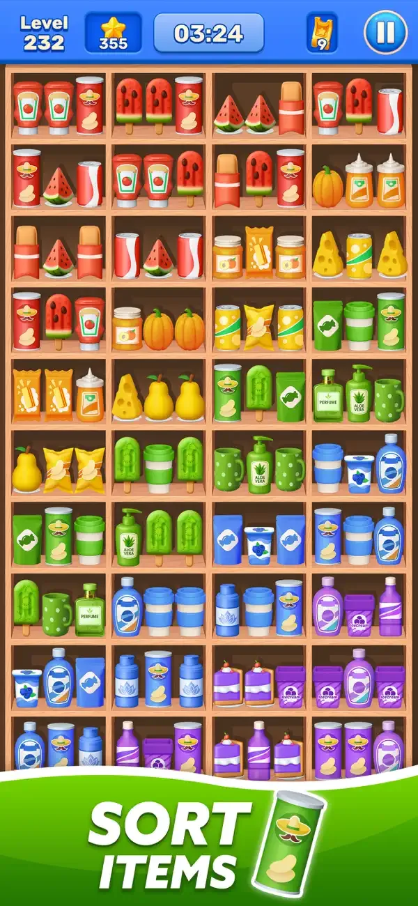 Goods Sorting - Sort Challenge screenshot 1