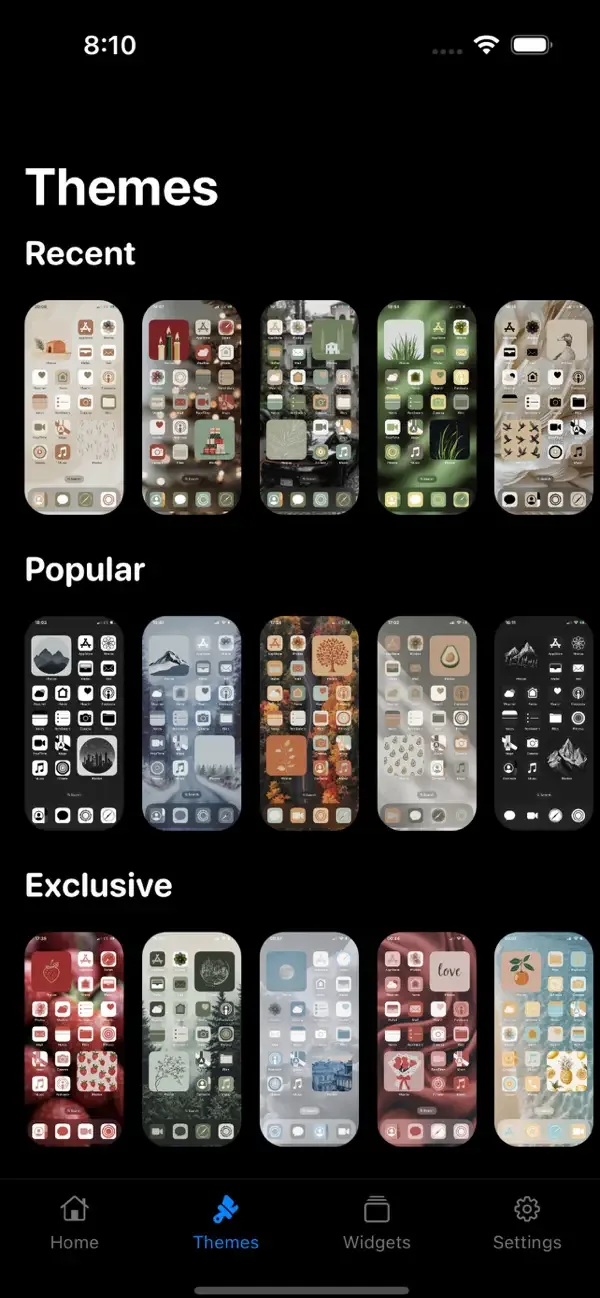 Themes & Icons Custom screenshot 5