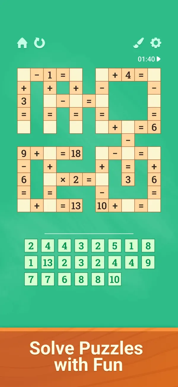 Math Club: cross number games screenshot 4