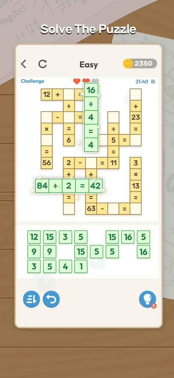 Math Cross Master screenshot 2
