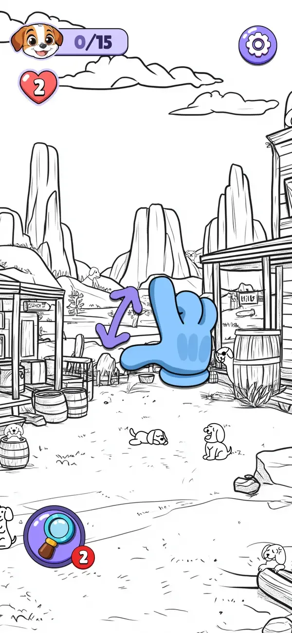 Find The Puppy - Hidden Object screenshot 2