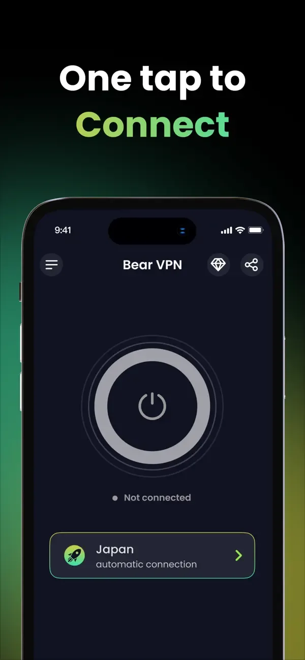 Bear VPN - Fast VPN Proxy screenshot 1