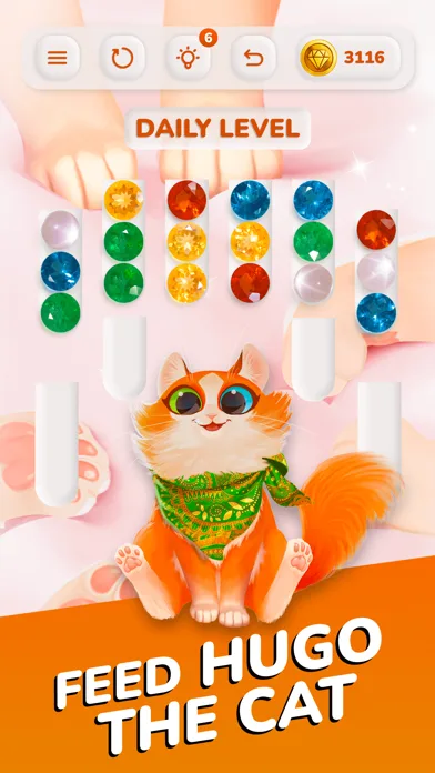 Dazzly Sort: Diamond Puzzle screenshot 3