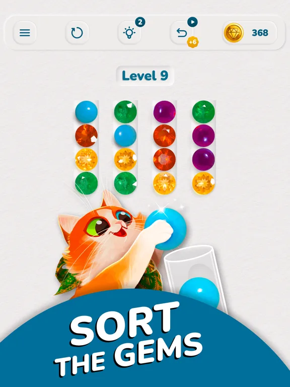 Dazzly Sort: Diamond Puzzle screenshot 5