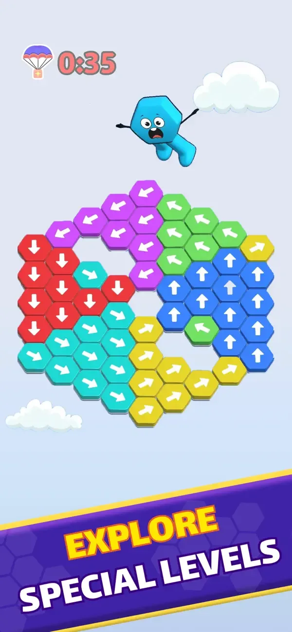 Hexa Run: Hexa Puzzle Game screenshot 3