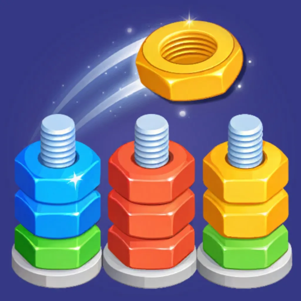 Nut Sort Games - Color Sorting