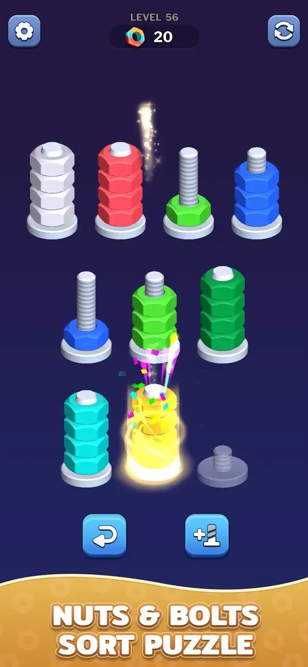Nut Sort Games - Color Sorting screenshot 2