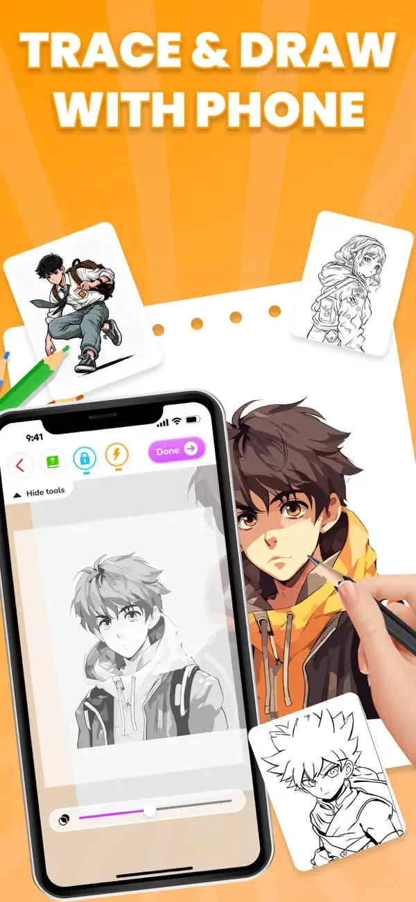 Draw Anime: AR Drawing Sketch screenshot 1