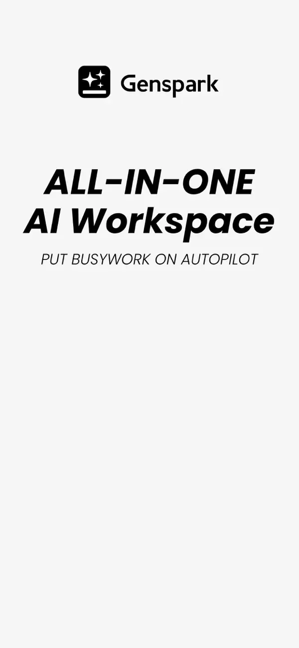 Genspark AI Workspace screenshot 1