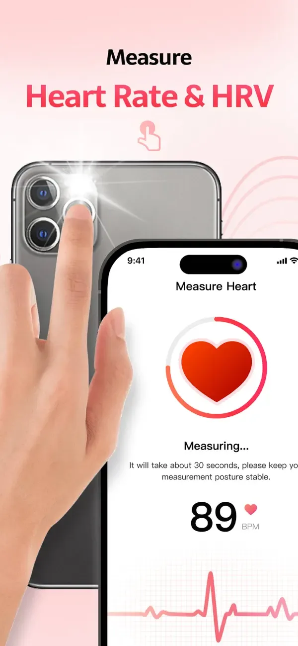 HeartFit - BP Health Tracker screenshot 1