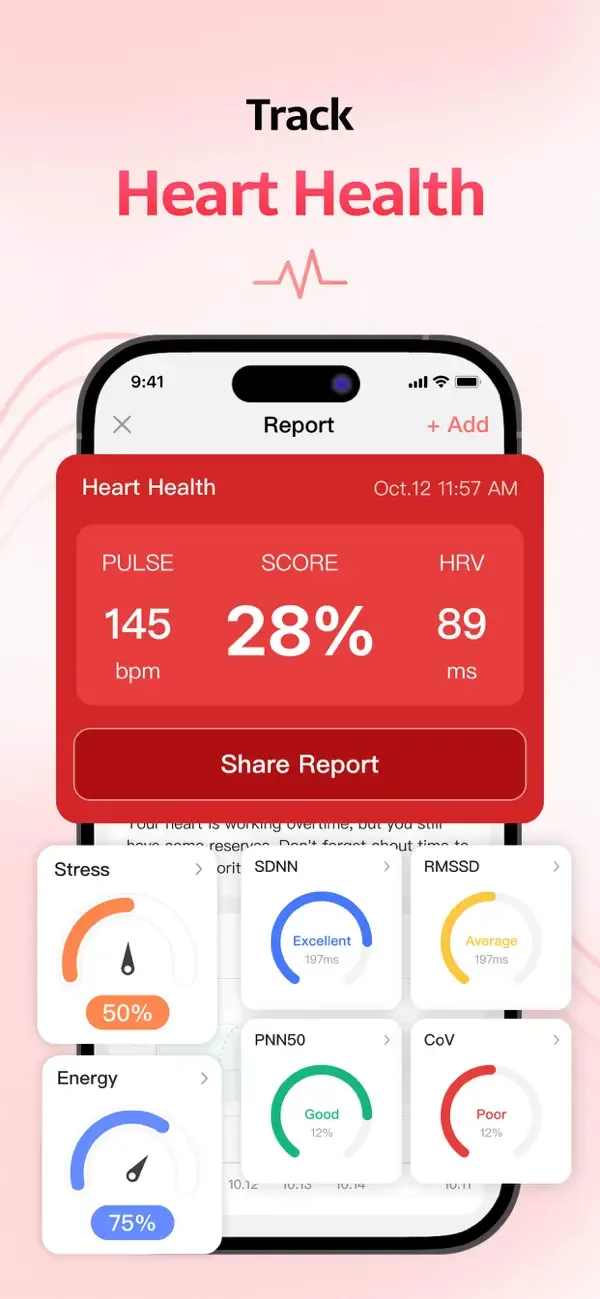 HeartFit - BP Health Tracker screenshot 3