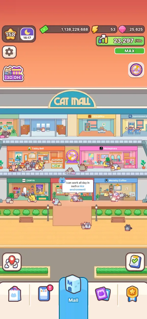 Cat Mall: Idle Shopping Tycoon screenshot 3