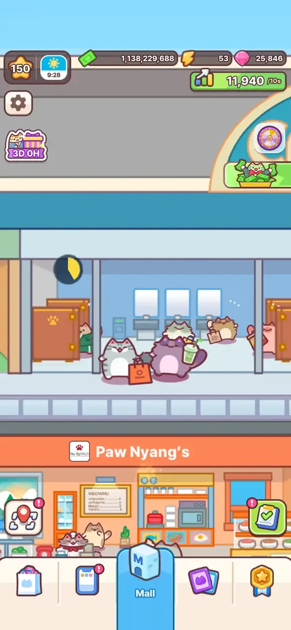 Cat Mall: Idle Shopping Tycoon screenshot 4