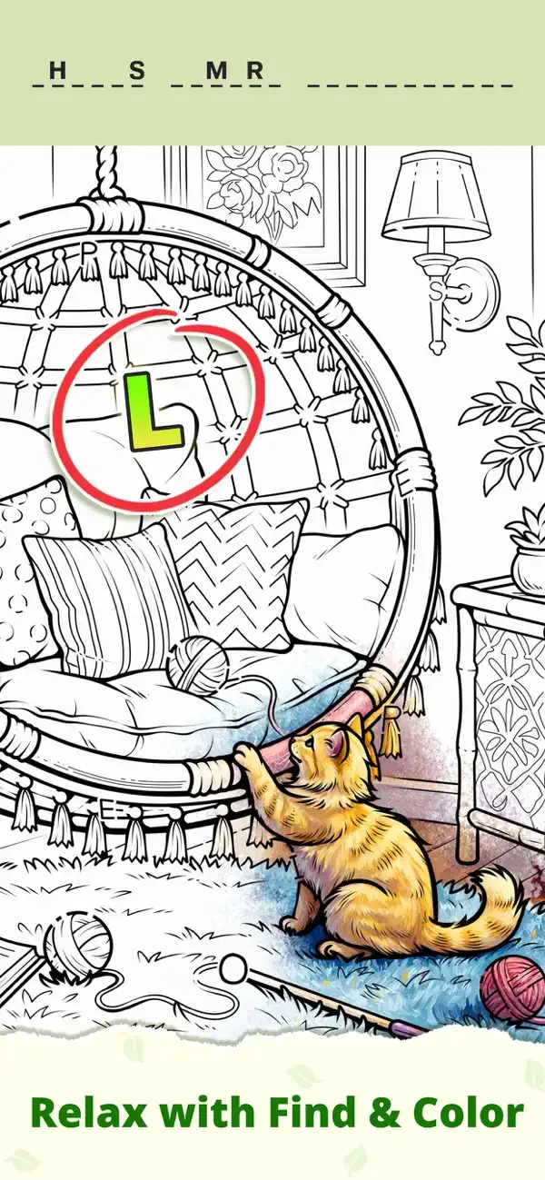 Hidden Letter - Find It Out! screenshot 1