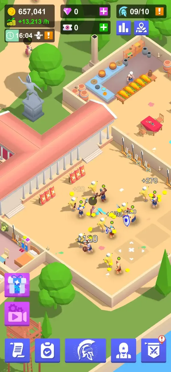 Idle Gladiator Arena screenshot 1