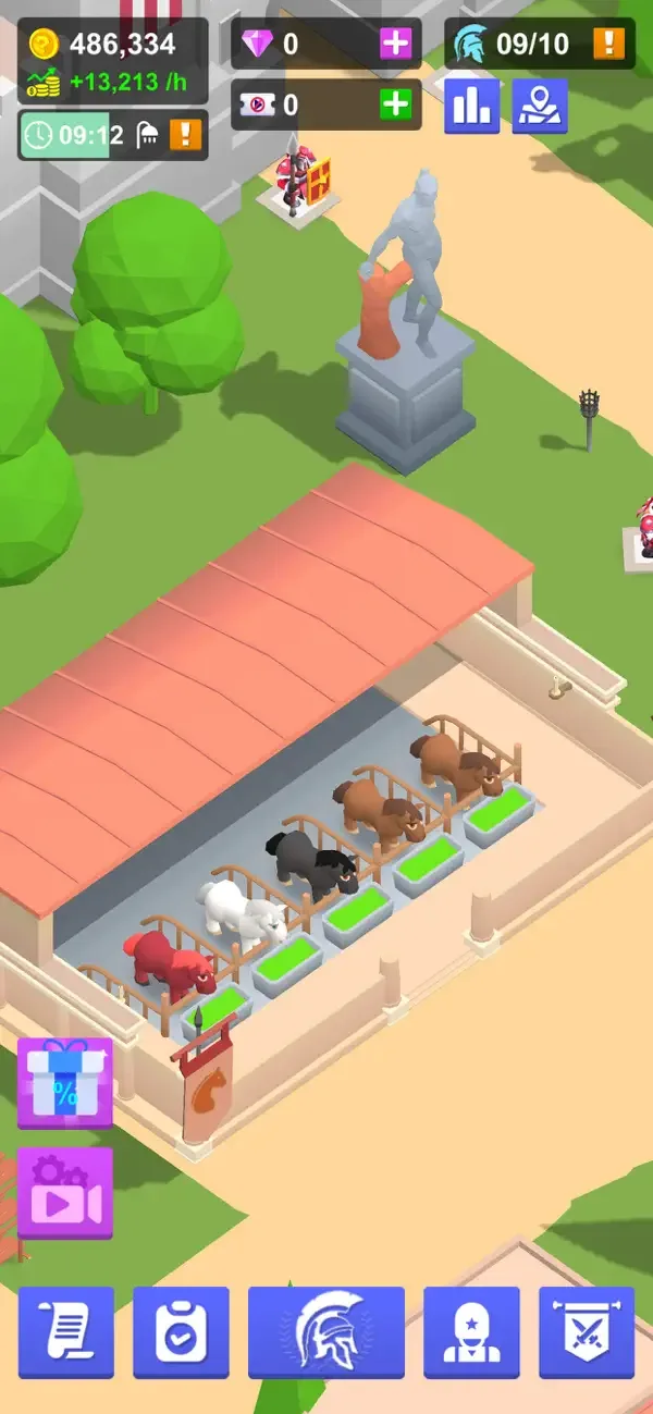 Idle Gladiator Arena screenshot 5