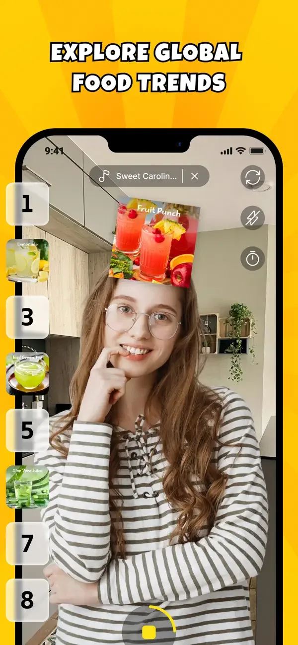 Food Challenge: Funny Filter screenshot 2