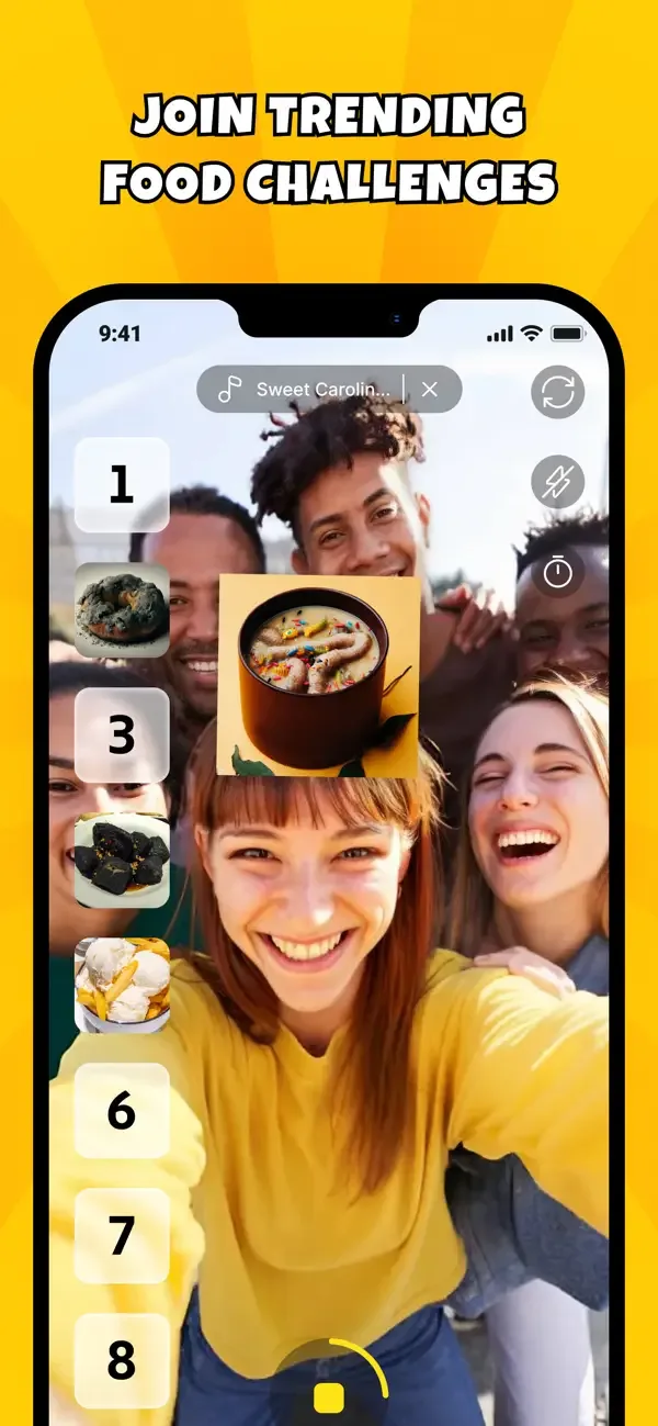 Food Challenge: Funny Filter screenshot 4
