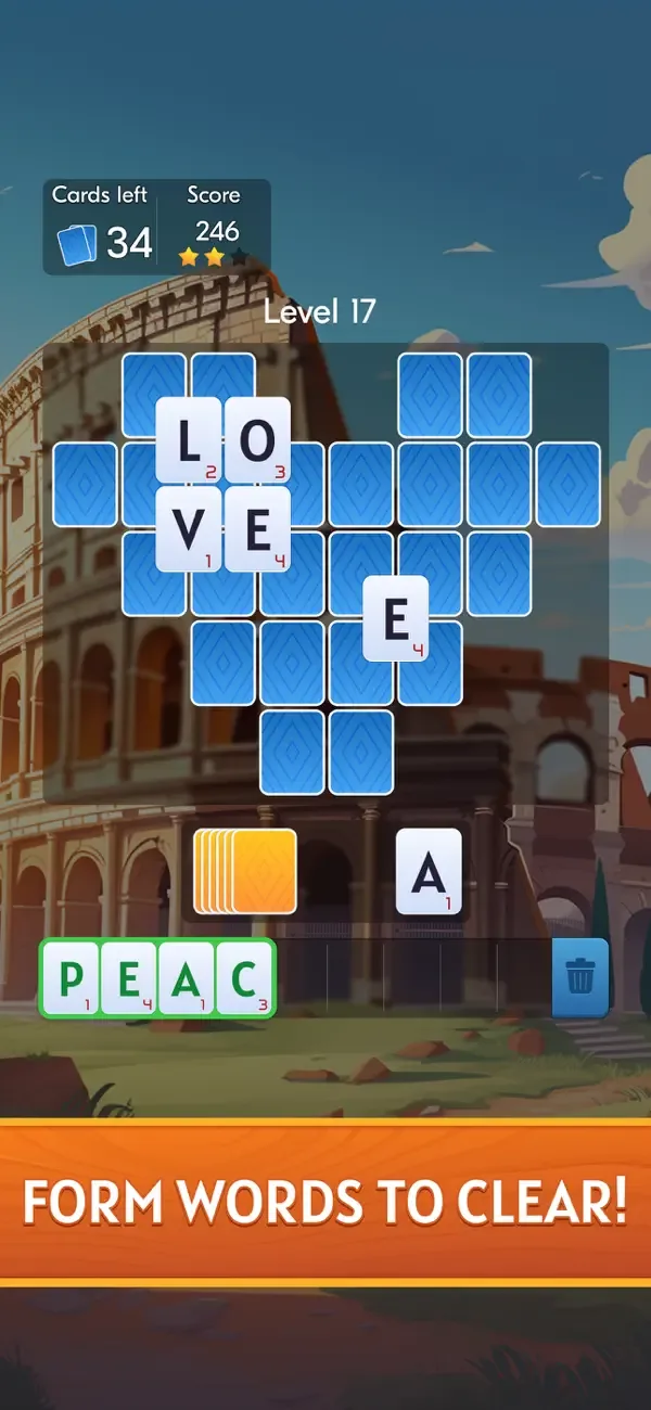 Word Solitaire Journey screenshot 2