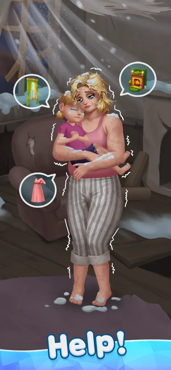 Beauty Tiles: Story & Makeover screenshot 1