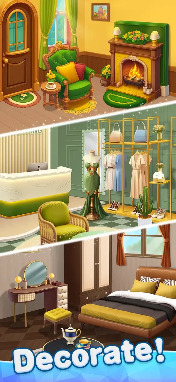 Beauty Tiles: Story & Makeover screenshot 3