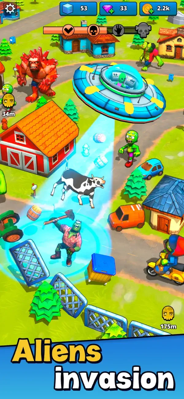 Aliens vs Zombies: Invasion screenshot 1