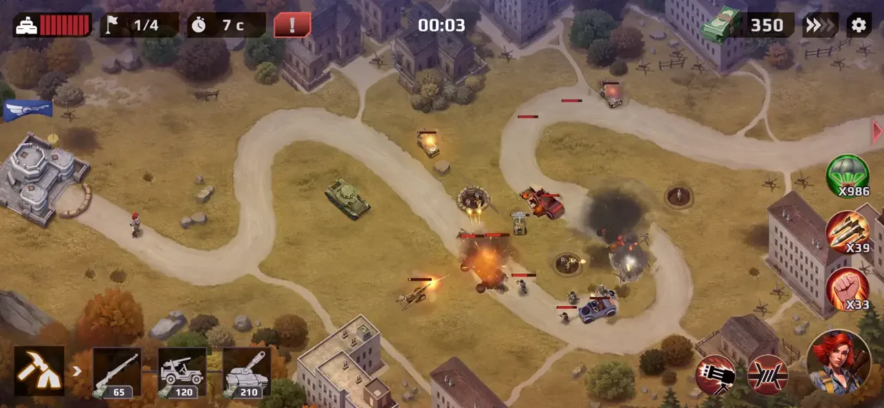 WWII Defense: RTS Army TD game screenshot 2